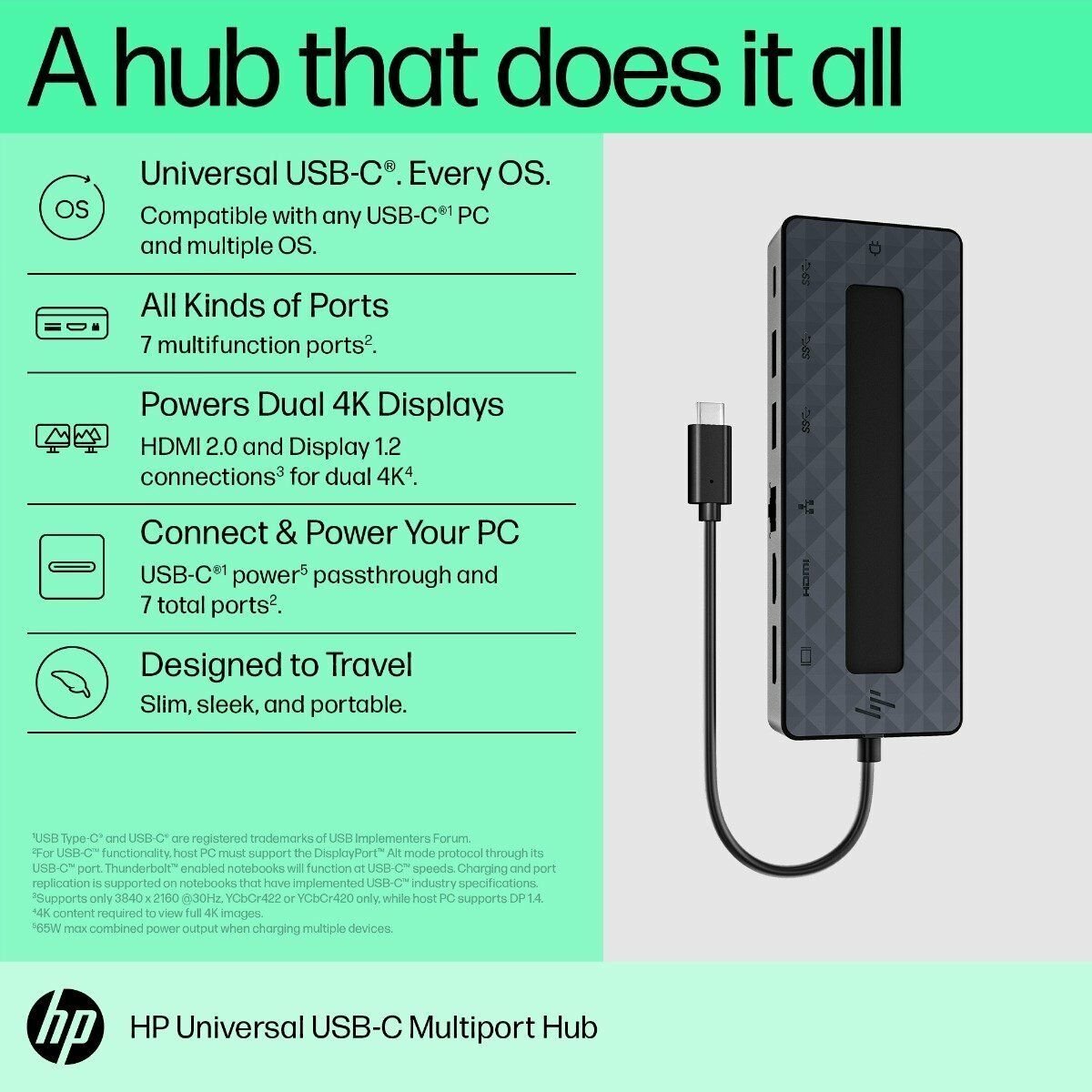 HP Universal USB-C Multiport Hub