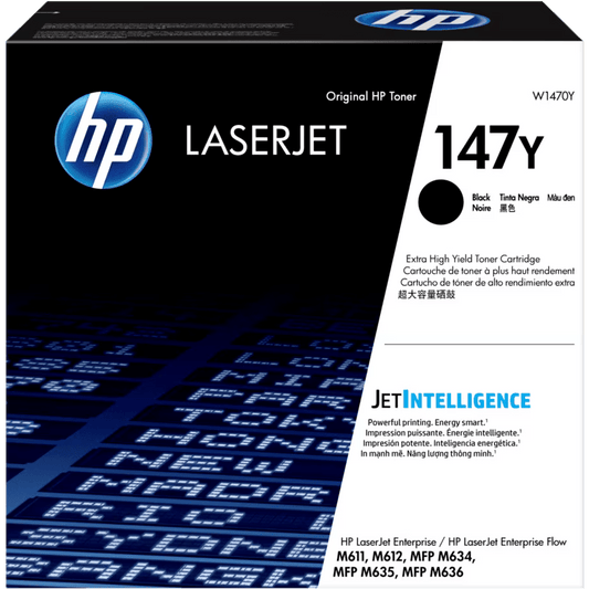 HP 147Y Extra High Yield Black Original LaserJet Toner Cartridge