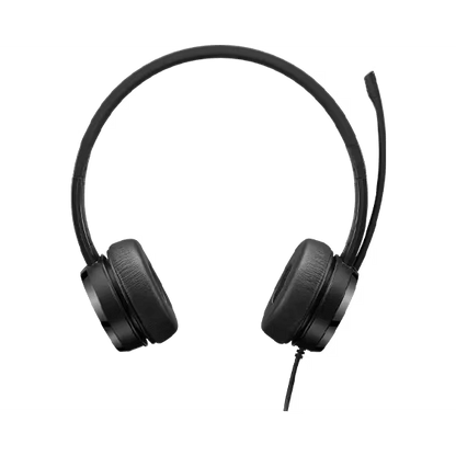 Lenovo USB-A Wired Stereo On-Ear Headset (with Control Box)