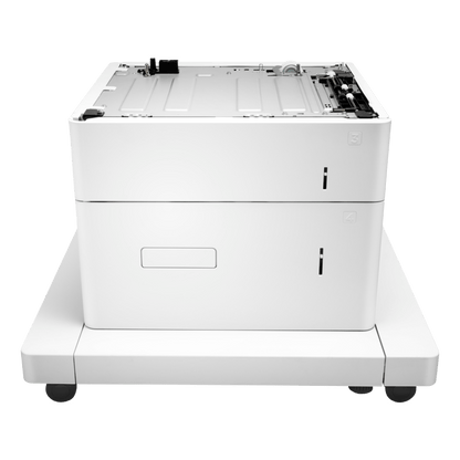 HP LaserJet 1x550-sheet and 2000-sheet HCI Feeder and Stand